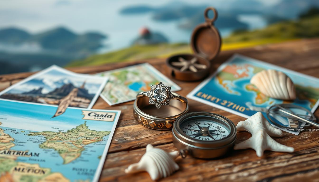 travel engagement ring